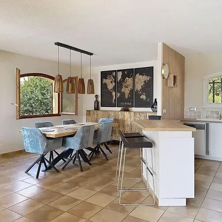 Vue Piscine Chauffee Les Issambres Villa Roquebrune-sur Argens